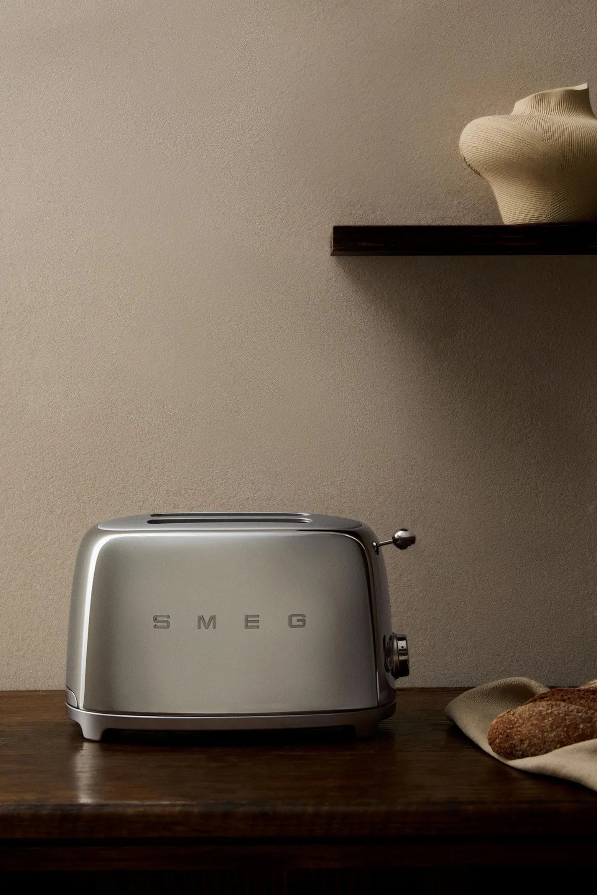 Smeg 2x2 Ekmek Kızartma Makinesi Silver TSF01SSEU