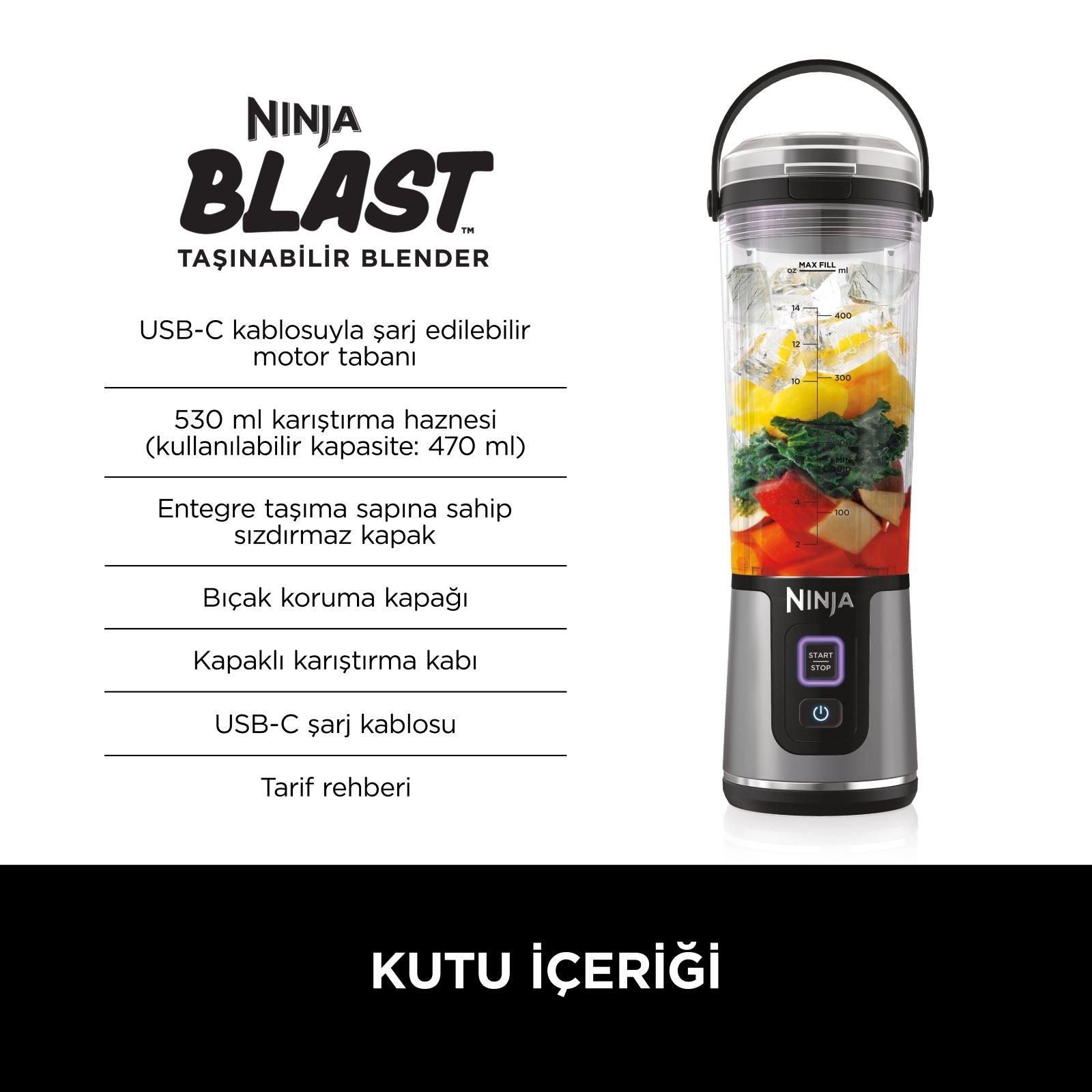 BC151EUBK- Ninja Blast Siyah