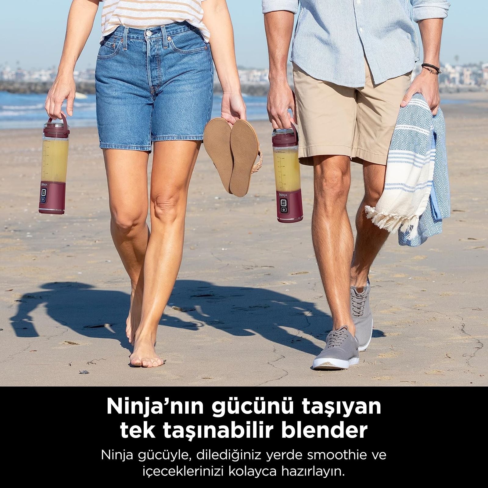 Ninja Blast™ Taşınabilir Blender - Kırmızı