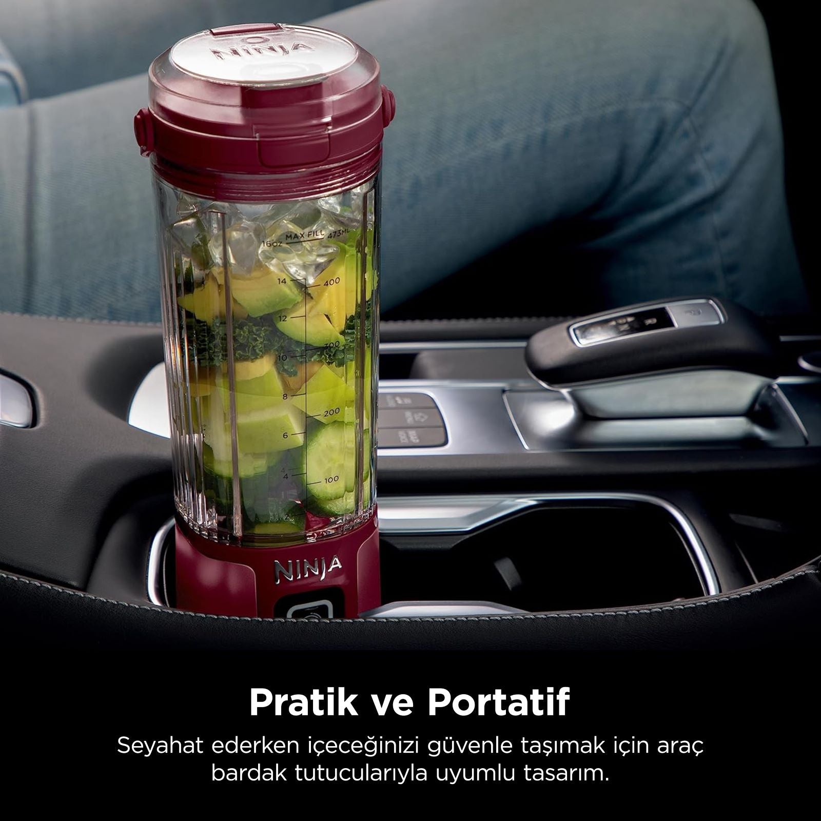 Ninja Blast™ Taşınabilir Blender - Kırmızı