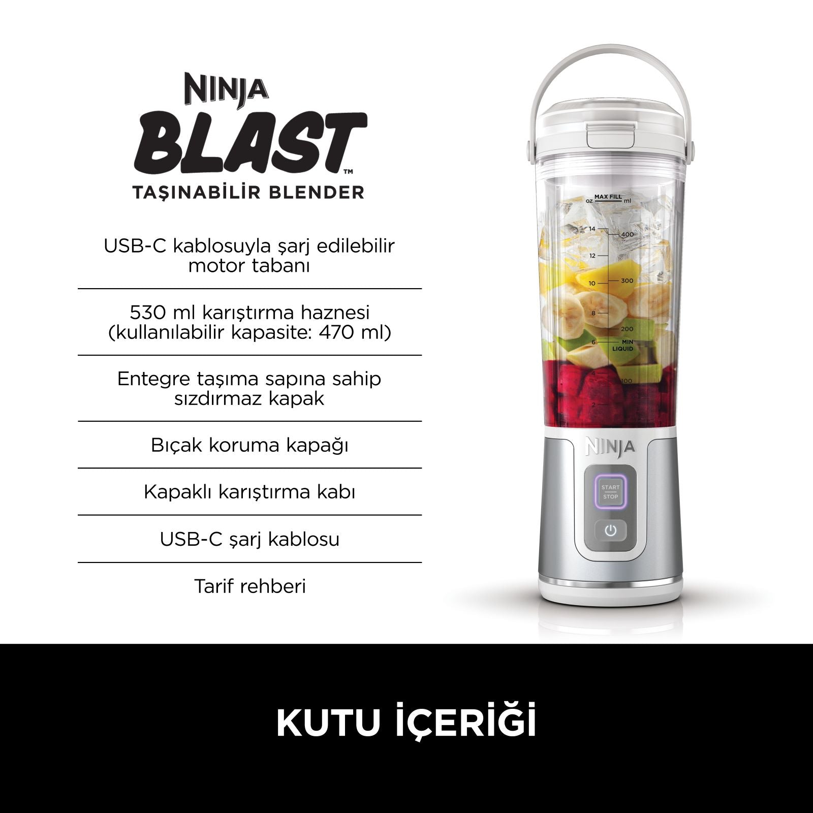 BC151EUWH-Ninja Blast Beyaz