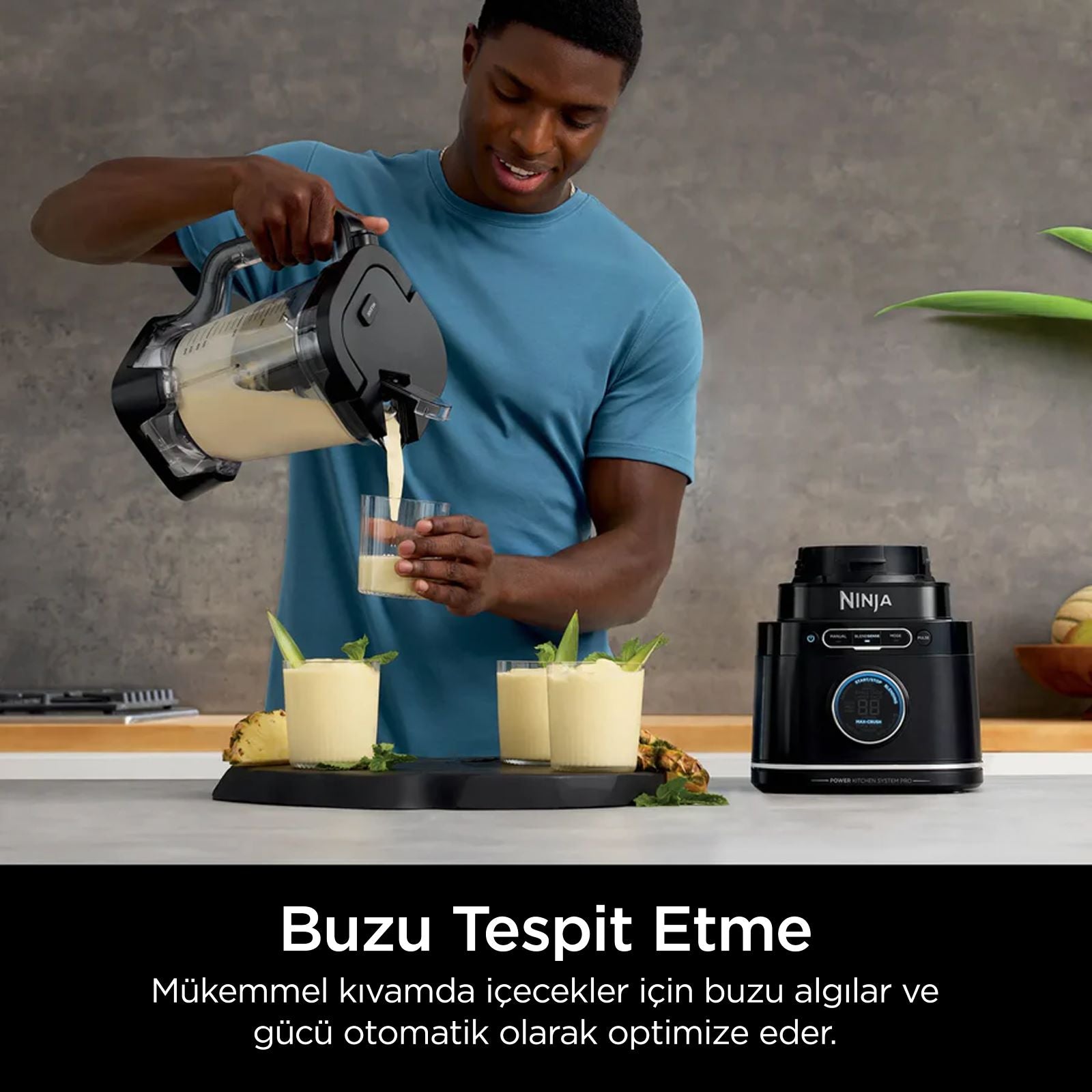 NINJA DETECT BLENDSENSE POWER BLENDER MUTFAK SİSTEMİ SİYAH