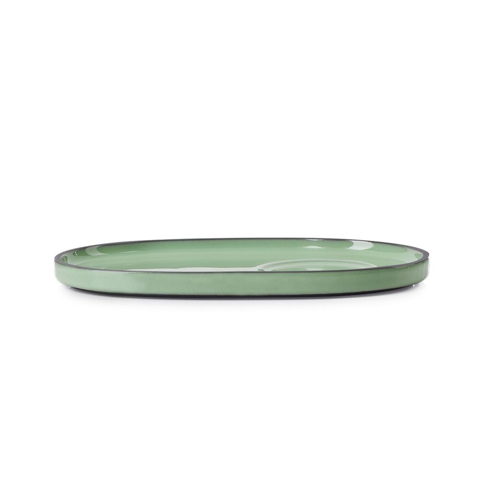 Revol Caractere Gourmet Mint Yeşili Fincan Tabağı 18x11 cm