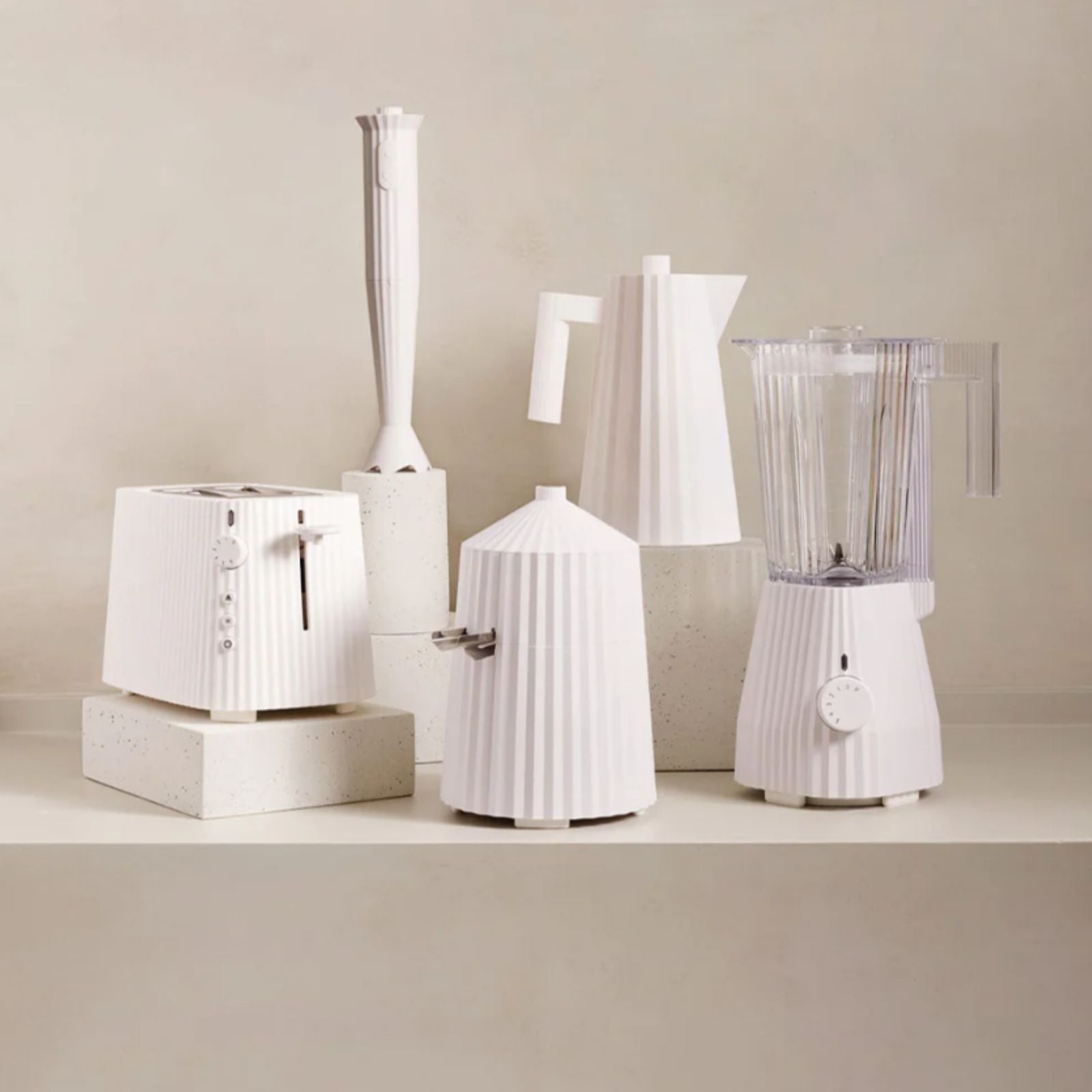 ALESSI PLISSE EL BLENDER SETİ SİYAH