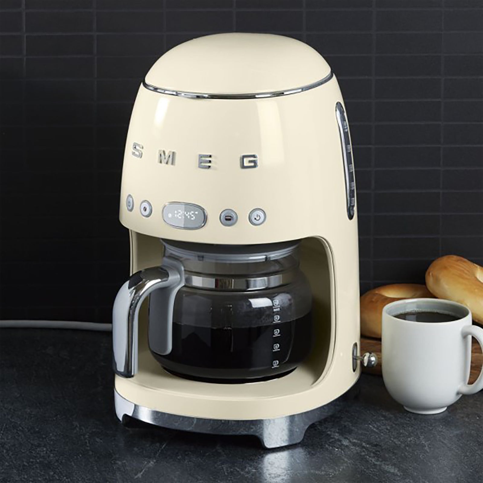 Smeg Linea 50'S Retro Style- Filtre Kahve Makinesi - Cream Dcf02Creu