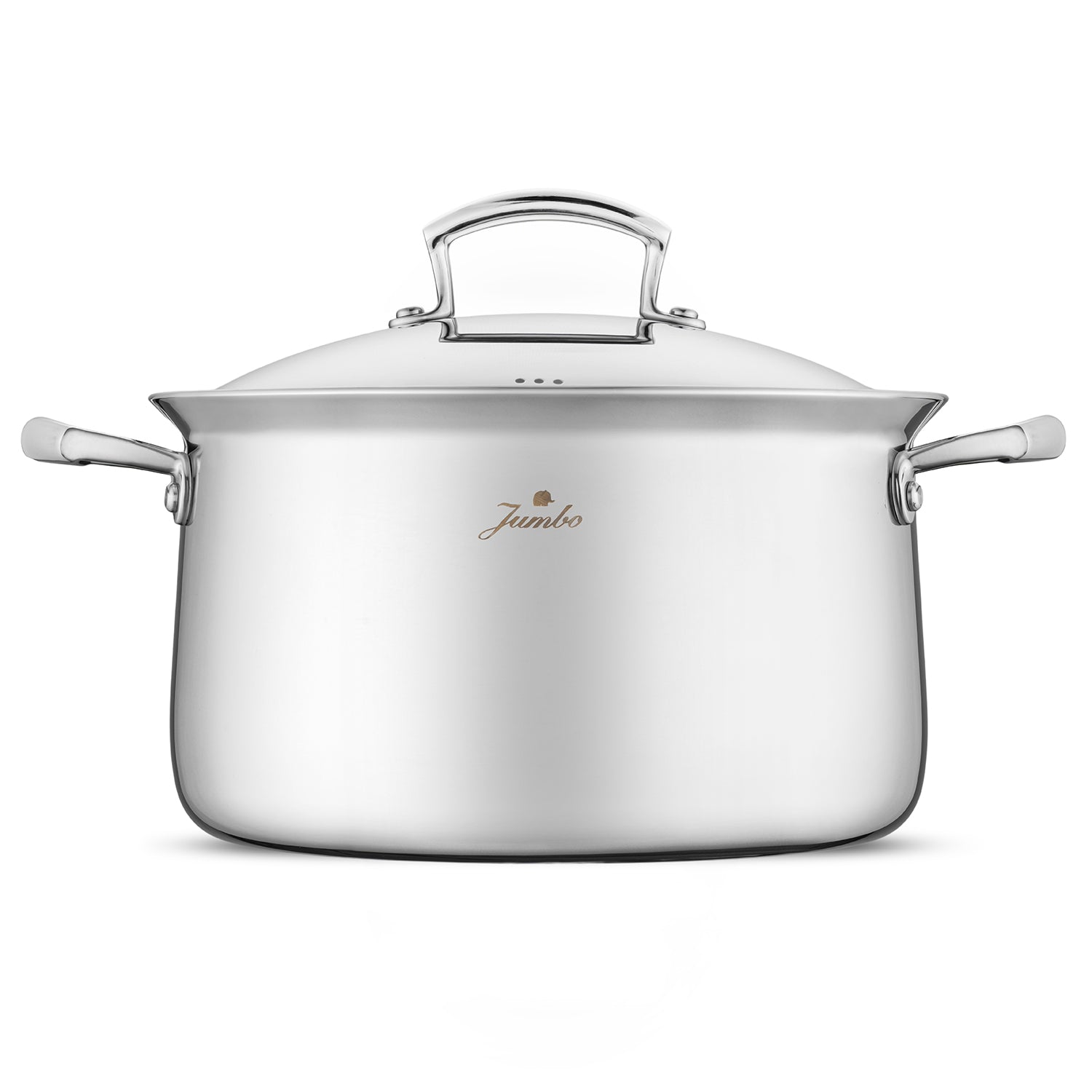 Jumbo Flame 5PLY 8 Parça İndüksiyon Tabanlı Çelik Tencere Seti