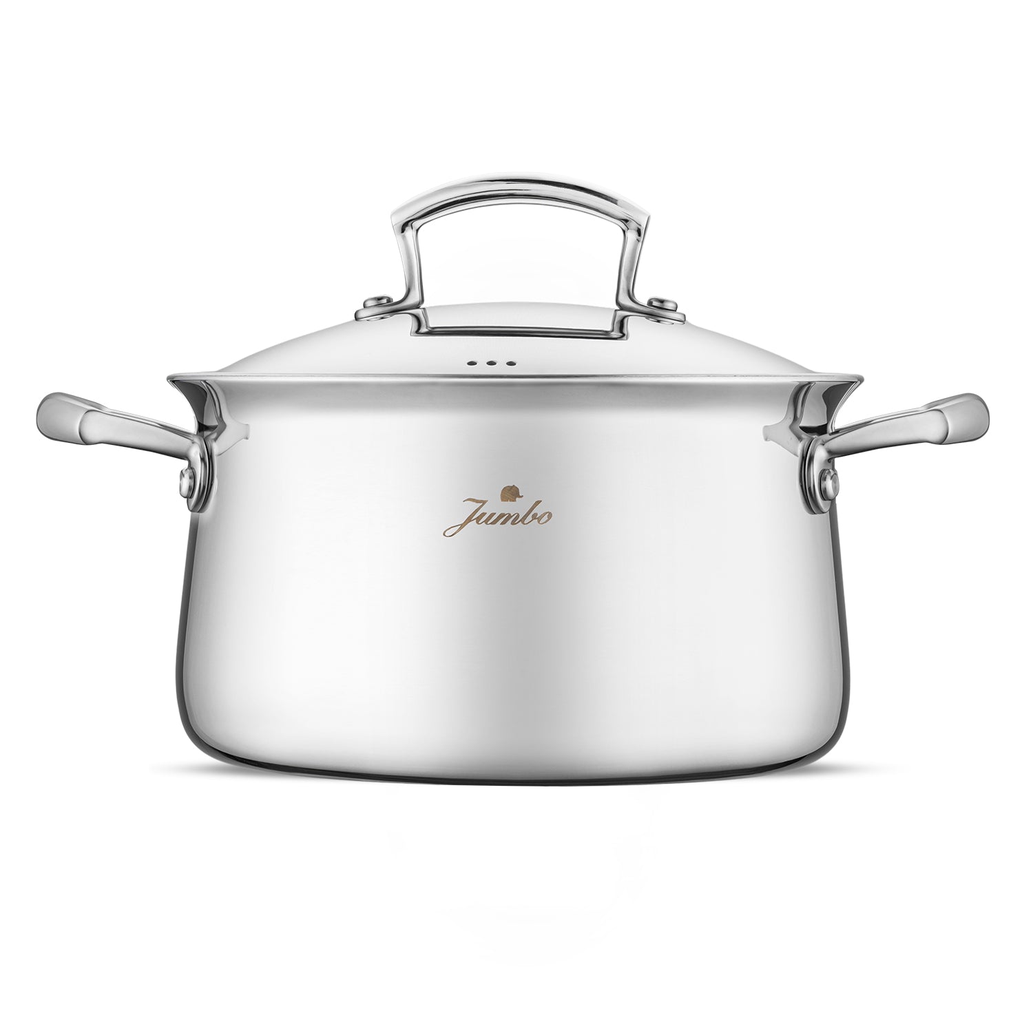 Jumbo Flame 5PLY 8 Parça İndüksiyon Tabanlı Çelik Tencere Seti