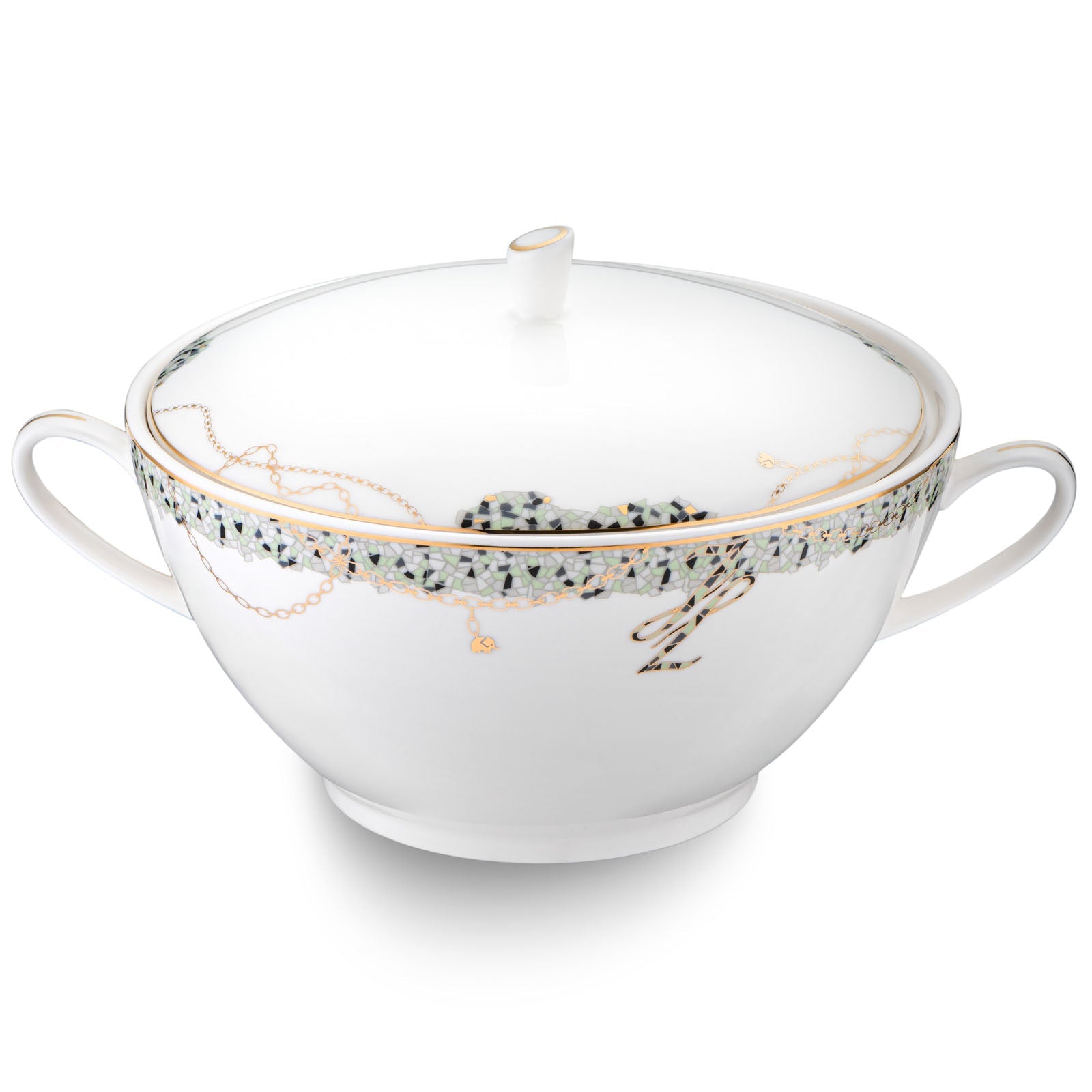 Jumbo Janti Gri 60 Parça 12 Kişilik Yemek Takımı